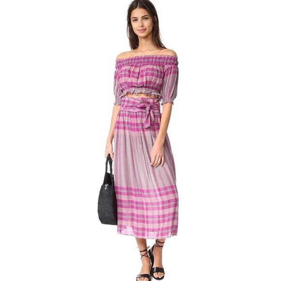 NWOT Apiece Apart off shoulder crop top - Picture 2 of 6